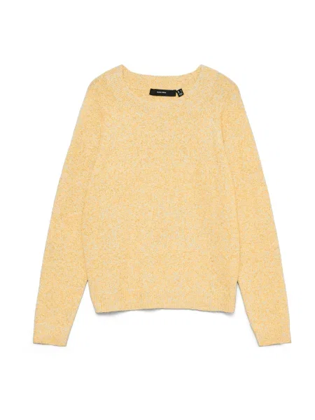 VERO MODA Pulover VMDoffy deschis galben