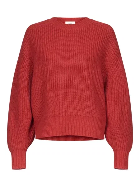 Sweter Loulou prążkowany czerwony