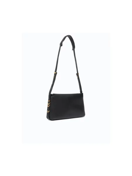 Torebka crossbody Pinko z ćwiekami czarna