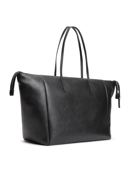 Rucsac Tommy Jeans din piele negru