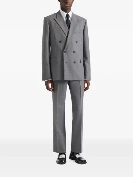 Pantaloni Givenchy de flanelă gri