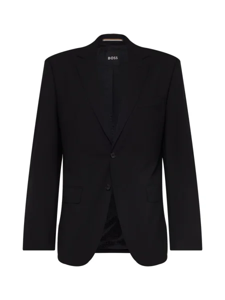 BOSS BLACK de lână sacou negru