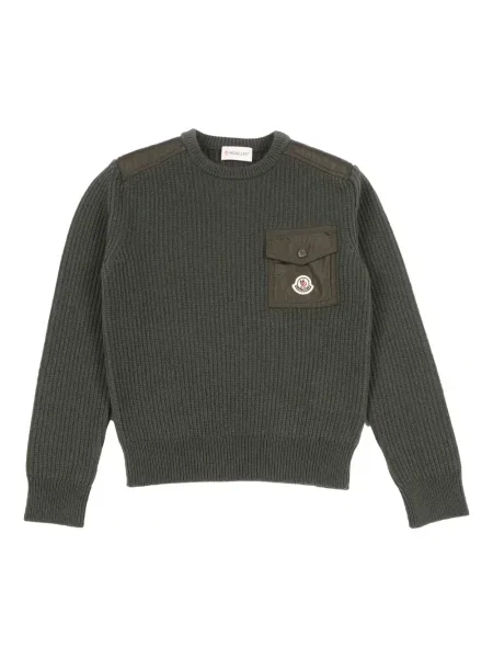 Sweter dziecięcy Moncler Enfant zielony