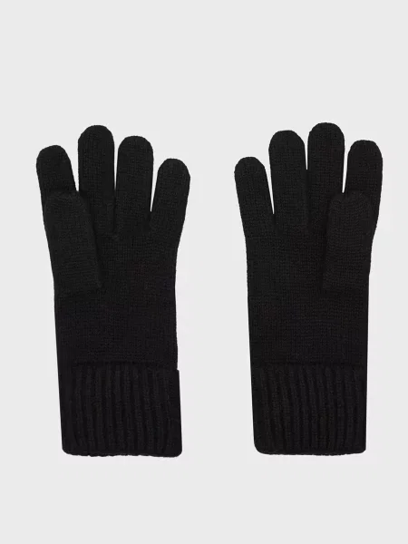 Шерстяные перчатки Gant черные