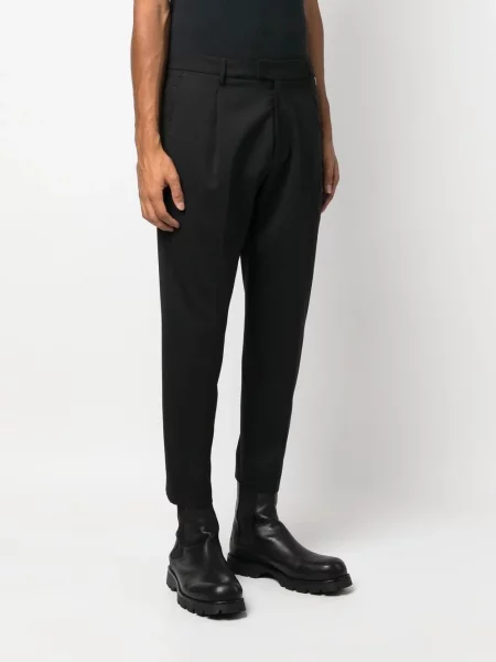 Παντελόνι Low Brand κομμένο μαύρο