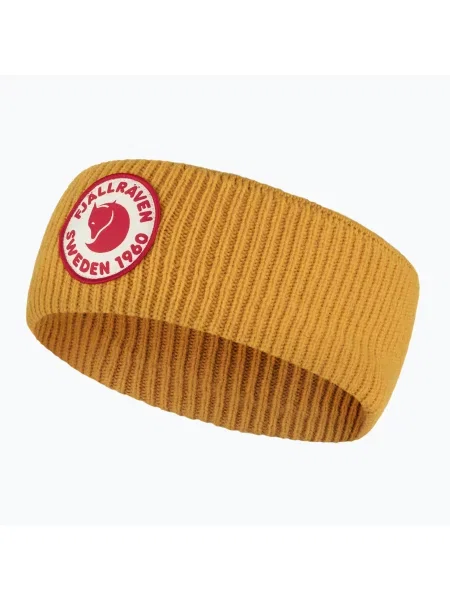 Czapka z daszkiem Fjällräven z logo żółta