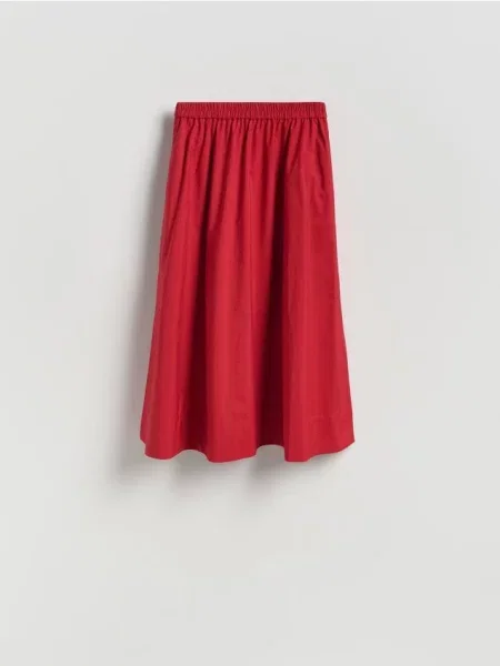 Reserved спідниця міді червоний
