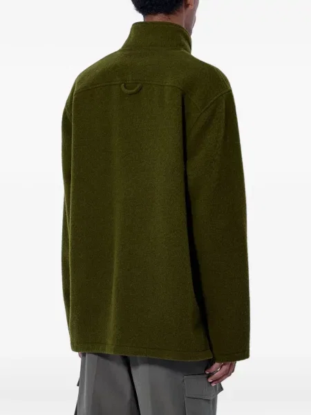 Pulover Rier din fleece verde
