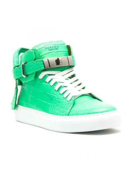 Buscemi De piele teniși COCCO verde