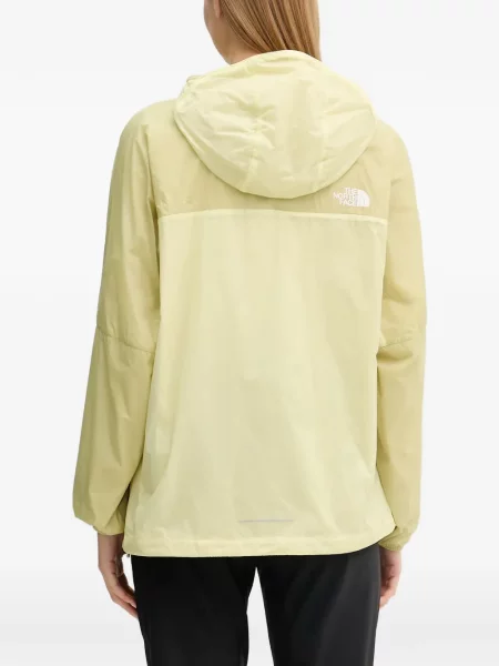 Geacă The North Face cu glugă galben