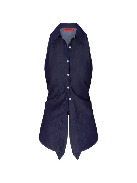 Top Simon Miller fără mâneci albastru