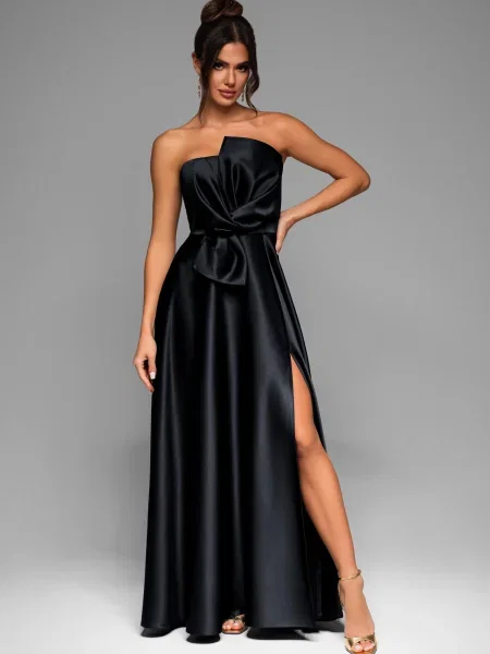 Rochie de seară Edoti de costum negru