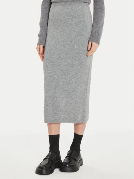 ViCOLO Fustă midi gri