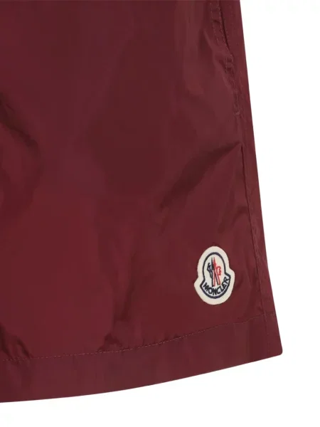 Slip de baie Moncler cu cordon roșu