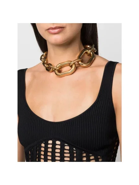 Naszyjnik Paco Rabanne żółty