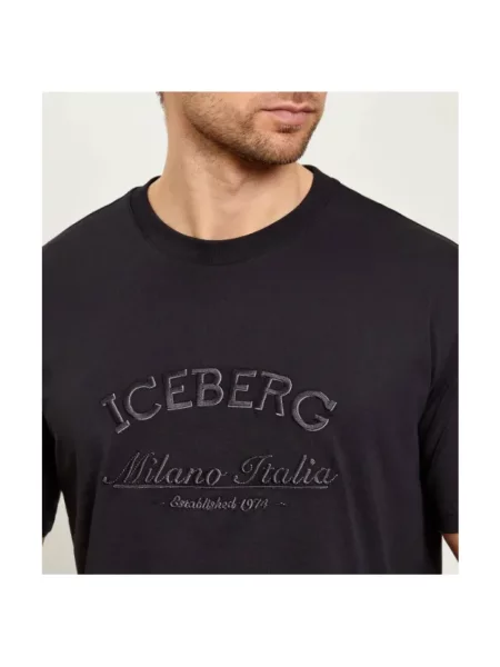 Koszulka Iceberg z logo czarna