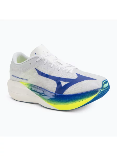 Мъжки обувки за бягане Mizuno Hyperwarp Elite dazzling blue/white/surf the web бяло