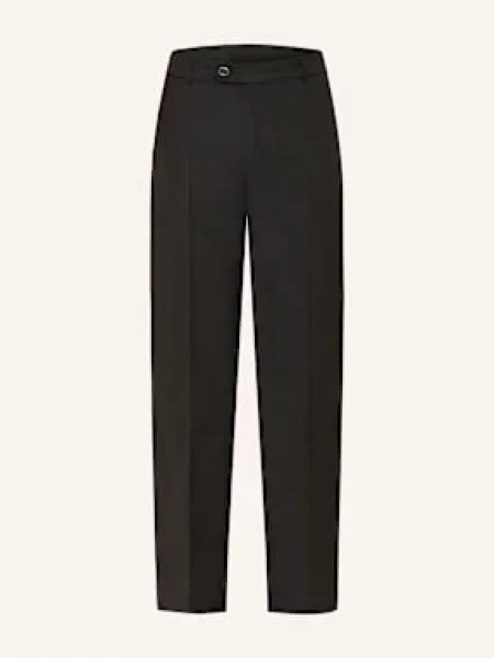 About:Blank Chinosy Slim Fit schwarz czarne