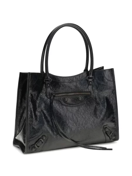 Bőr kézitáska Balenciaga kék