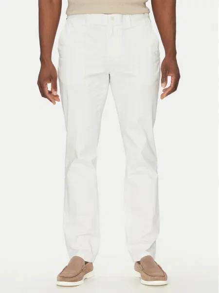 Tommy Hilfiger Pantaloni chino Denton alb