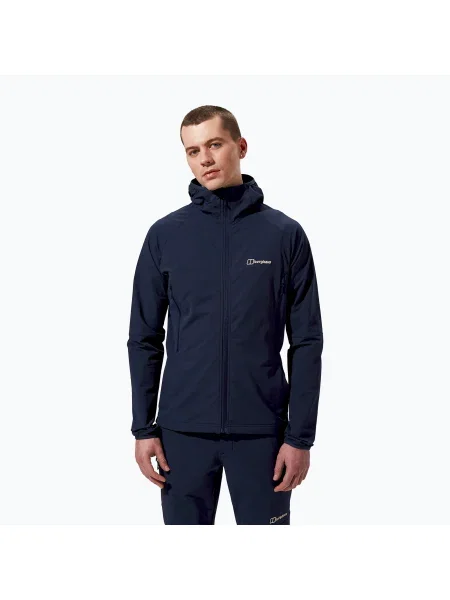 Férfi softshell dzseki Berghaus Skelbo sötétkék. Méret: M kék