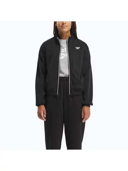Sportovní bunda Reebok Identity Back Vector Tricot black černá