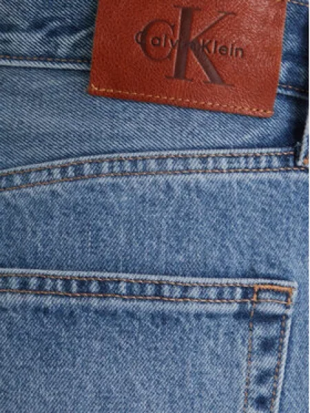 Calvin Klein Jeans Džinsai Wide Leg mėlyna