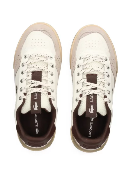 Sneakerși Lacoste plasă alb