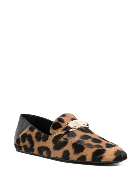 Bőr loafer Ferragamo barna
