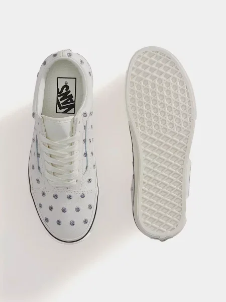 Замшевые кеды Vans белые