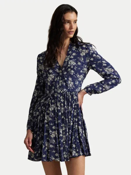 Polo Ralph Lauren Vsakodnevna obleka Mornarsko modra
