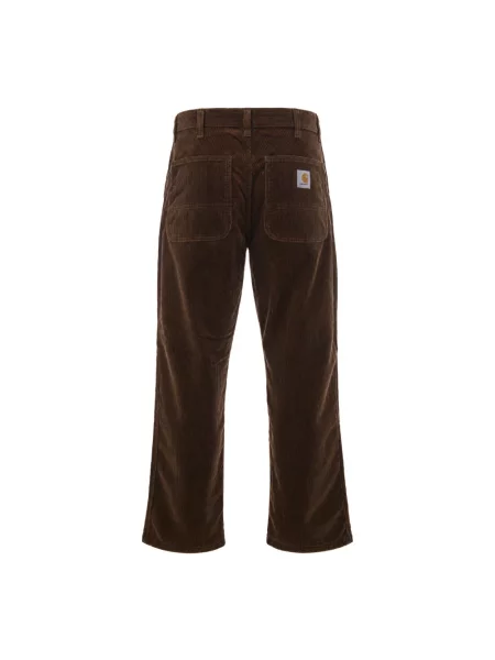 Spodnie Carhartt Wip brązowe