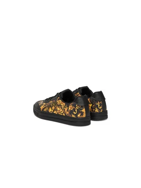 Versace Jeans Couture Nízke tenisky COURT svetlohnedá / žltá čierna