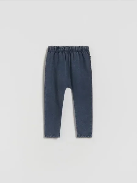 Reserved Легінси з високим вмістом темно-синій сині