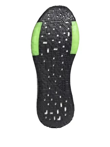 Top Adidas alergare cu decolteu în V alb