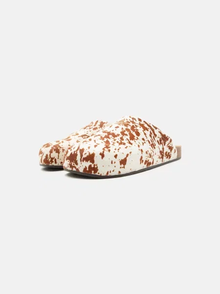 ADIDAS ORIGINALS Šľapky Adimule čokoládová / zlatá / šedobiela
