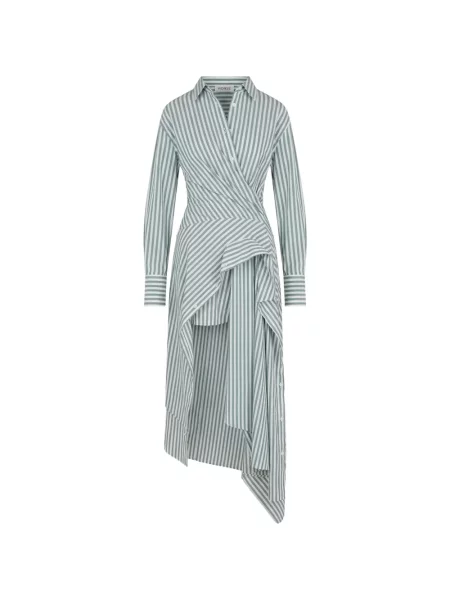 Rochie tip cămașă Monse verde