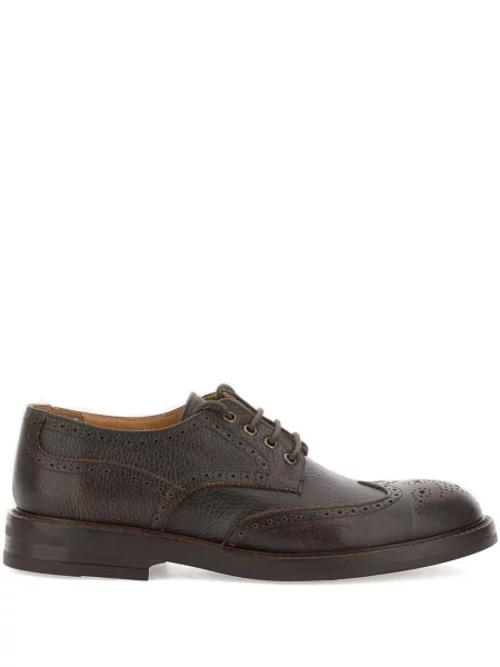 Pantofi derby Duca Heritage din piele maro