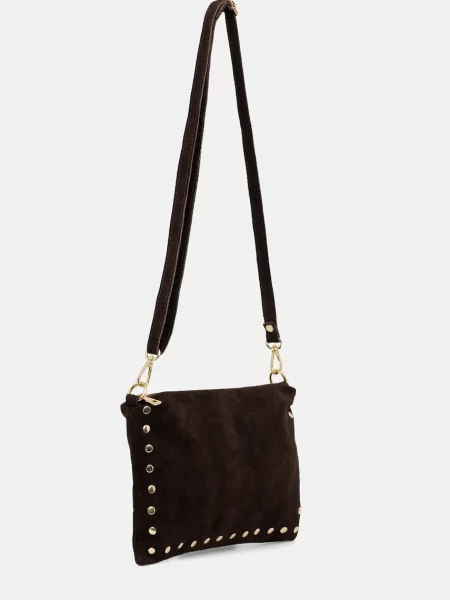 Замшевая сумка Answear.lab коричневая