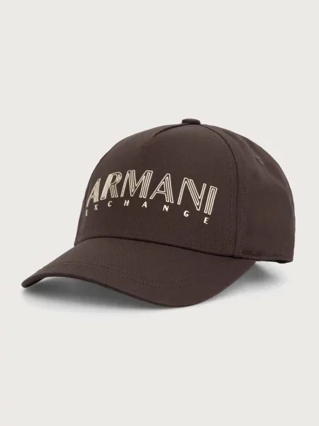 Armani Exchange șapcă de damă din alb