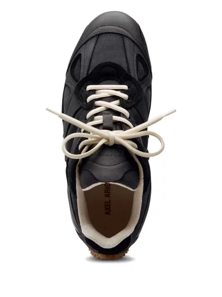 Sneakerși Axel Arigato cu șireturi din piele negru