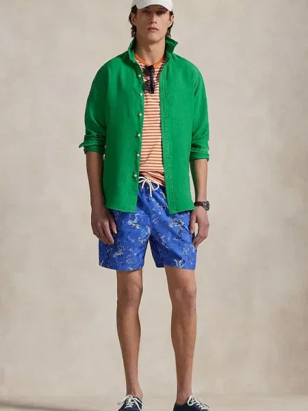 Плувни шорти Polo Ralph Lauren лилаво синьо