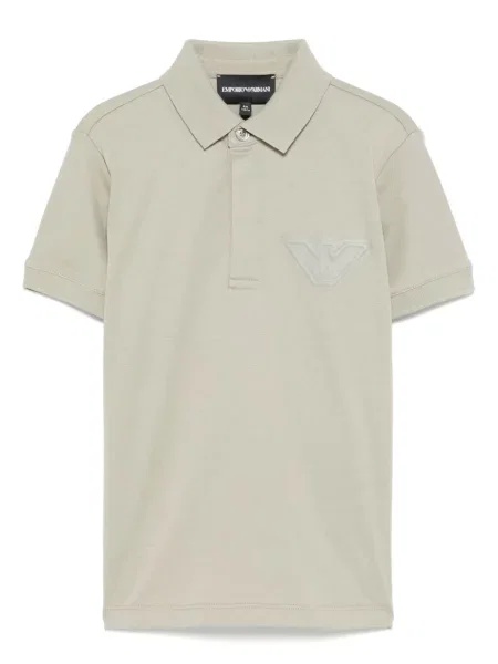 Koszulka polo dziecięca Emporio Armani zielona