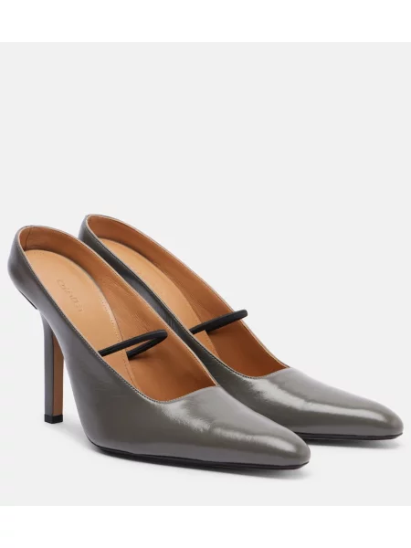 Usnjene salonarji Calvin Klein Collection siva