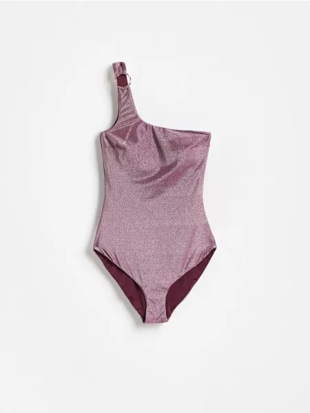Reserved Costum de baie întreg violet-închis violet