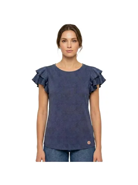 Scurt tricou Leone 1947 cu mâneci scurte albastru