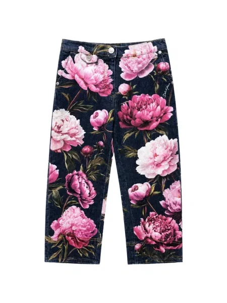 Pantaloni copii Dolce & Gabbana negru