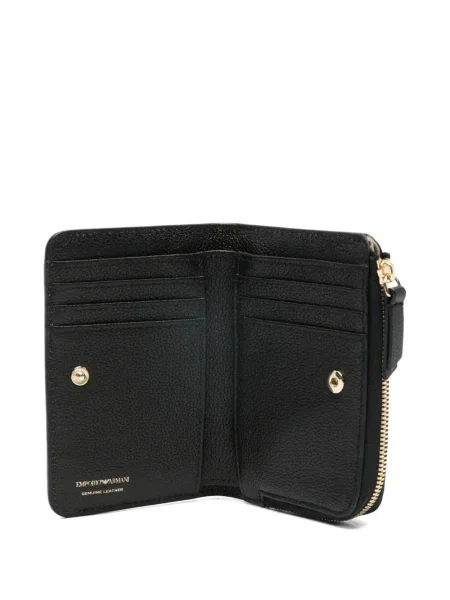 Кожено портмоне Emporio Armani черно