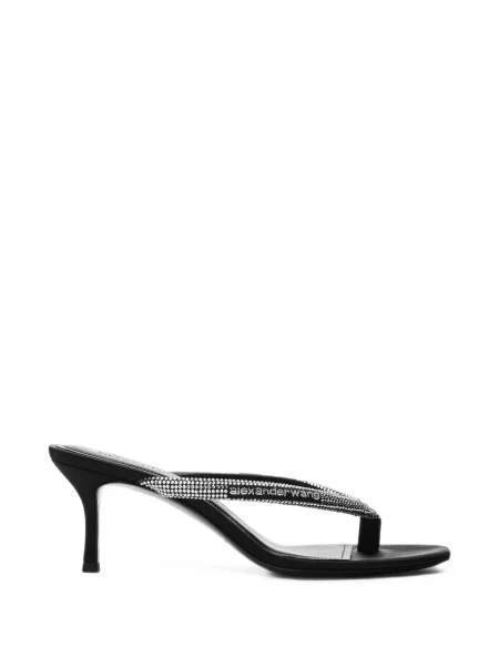 Chiloți tanga Alexander Wang cu autograf negru