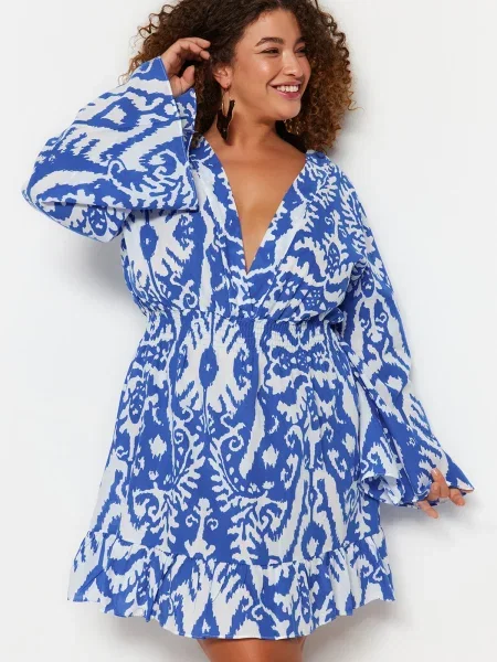 Rochie midi Trendyol gri